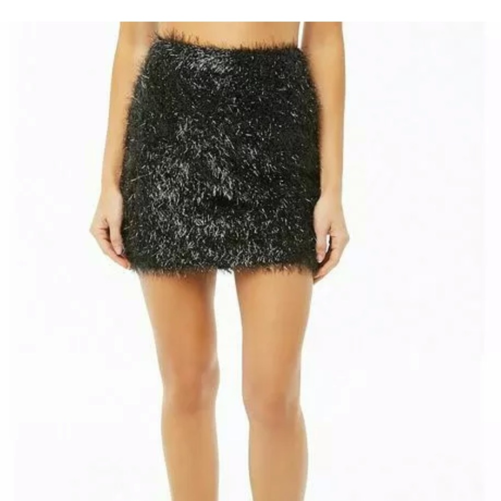 French Connection Black Tensil Skirt